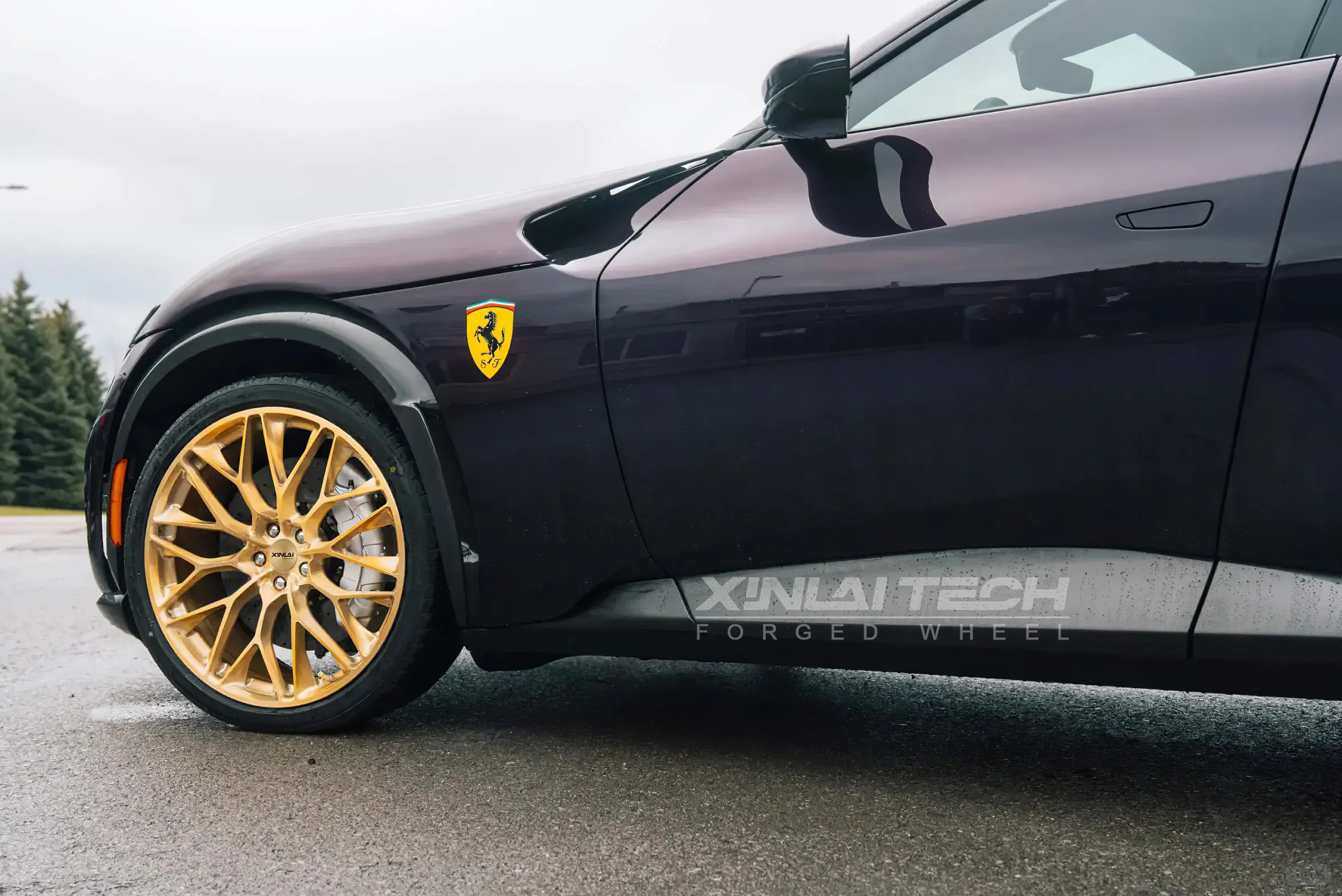 XL Champagne Gold 1-Piece Forged Monoblock Rims 5x112 5x114.3 5x127 Car Aluminum Alloy Wheels for bmw audi Mercedes Custom Wheel - Image 6