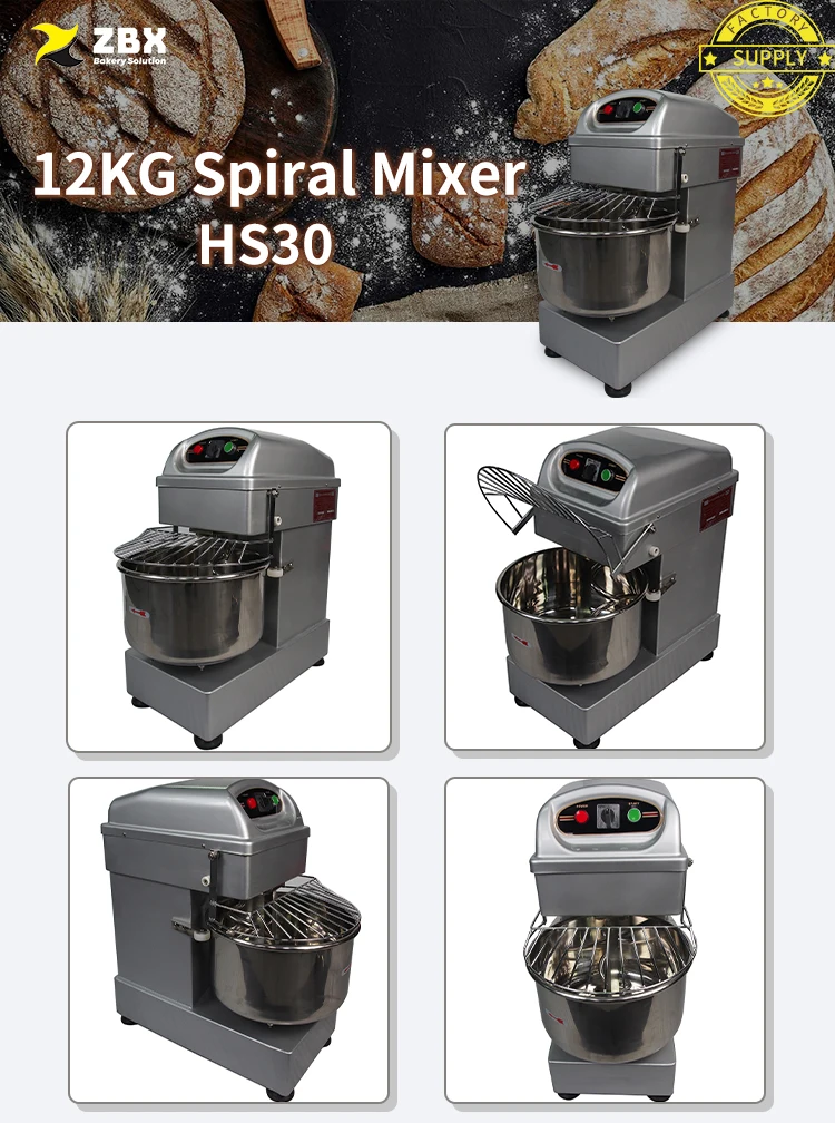 30 L spiral dough mixer