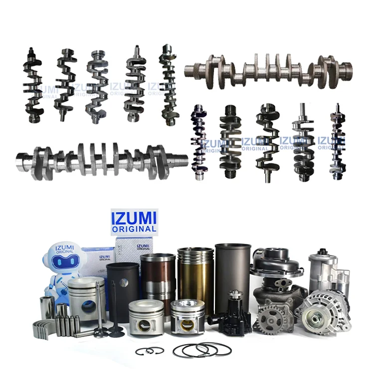 IZUMI ORIGINAL DL08 Crankshaft High Quality Diesel Engine Parts For Doosan