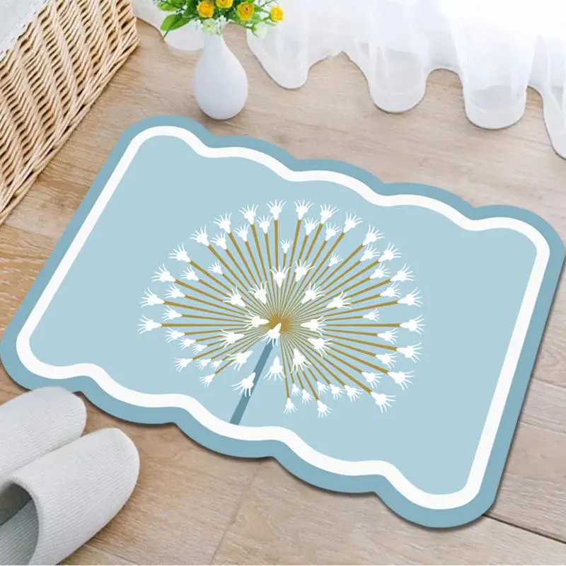 Hot Selling 100% Polyester Microfiber Customised Size Super Absorbent Anti-slip Bathroom Rugs