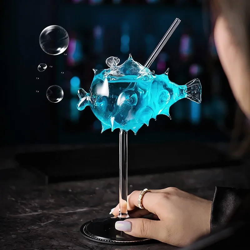 Set Di 4 Bicchieri Da Vino A Forma Di Vampiro - 300 Ml In Vetro Borosilicato - Ideale Per Festa A Tema E Regali Originali