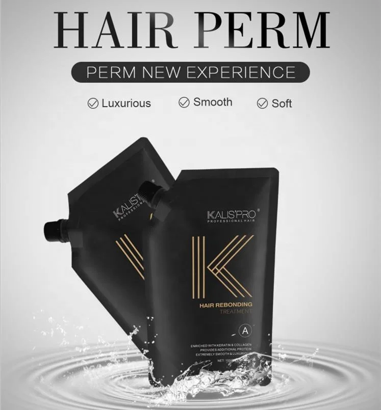 Hot Selling KALISPRO Permanent Rebonding Perming Lotion Organic Hair Straightening Cream for Salon
