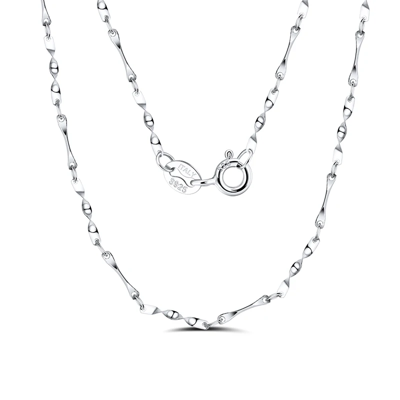 Collana Con Nome Ciondolo Lettera D In Argento Sterling 925 - Placcato Rodio, Con Zirconi, Catena Regolabile Black Letter