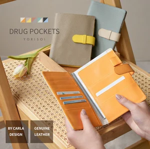 Leather Slim Card Wallet Holder for Key Card Wallet Card Holders for Mothers and Babies