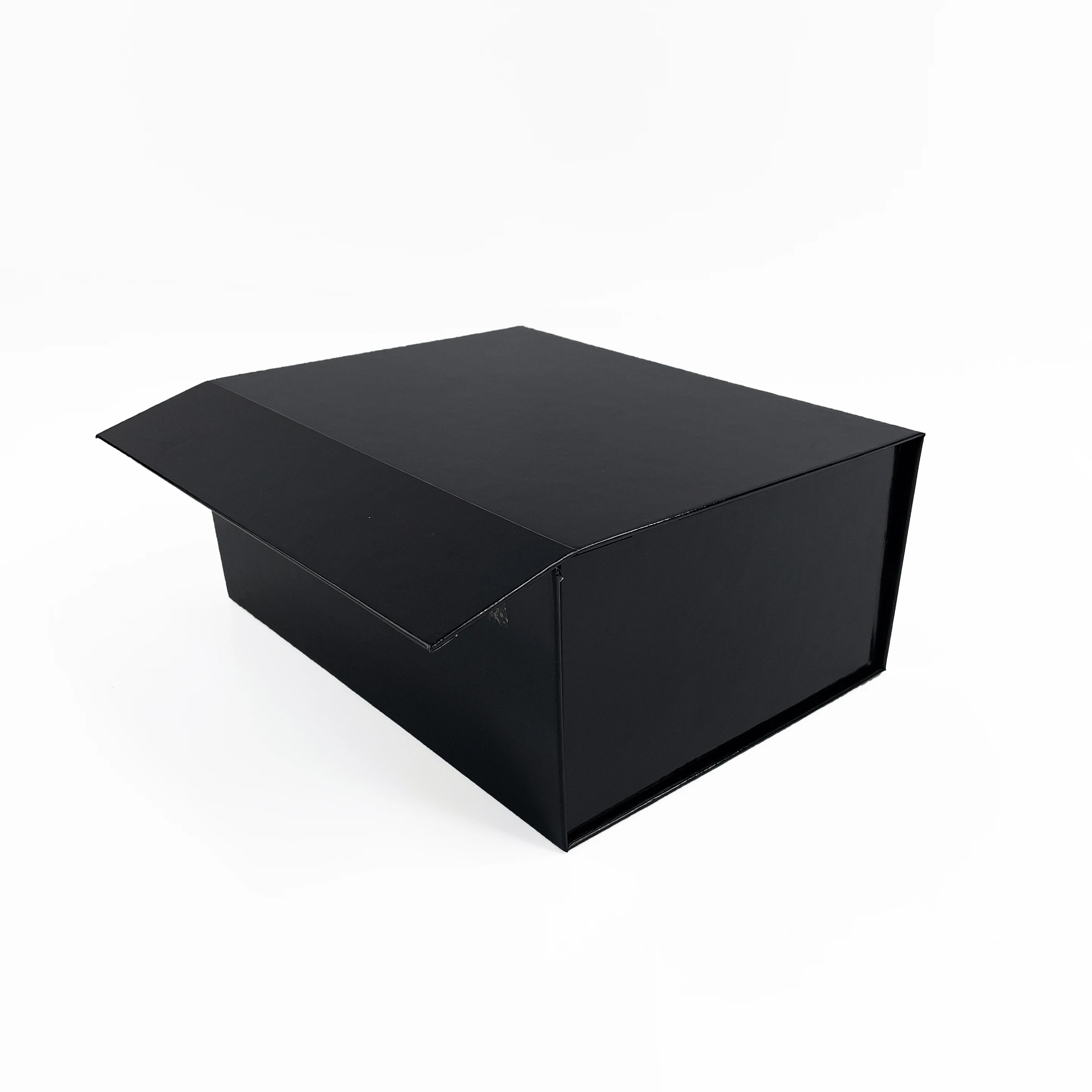 Custom Luxury Glossy Pink Package Folding Paper Box Magnetic Foldable Gift Box With Magnetic Lid