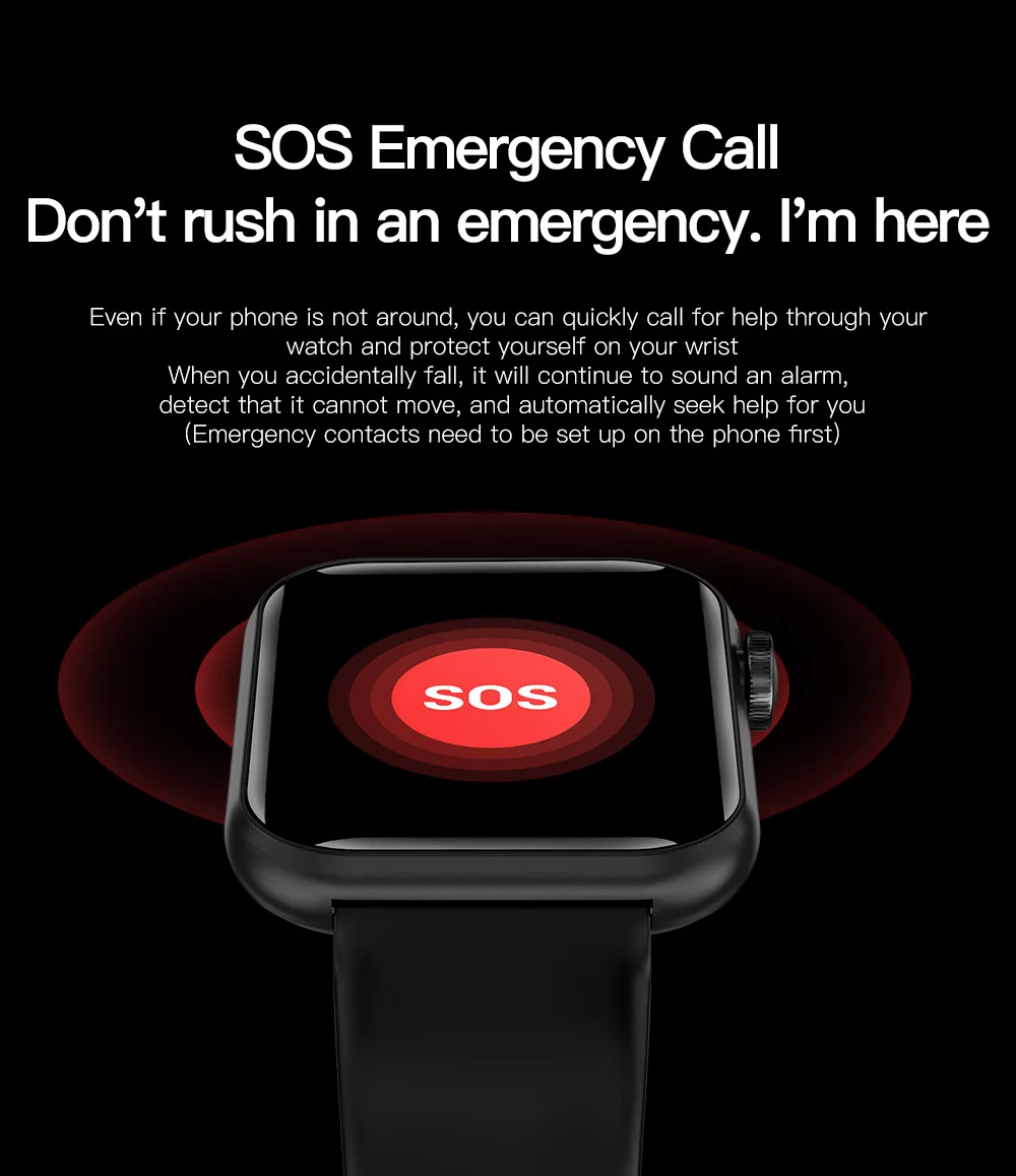 product new smart bracelet ips for bluetooth call message reminder blood oxygen heart rate monitoring silicone for ios-10