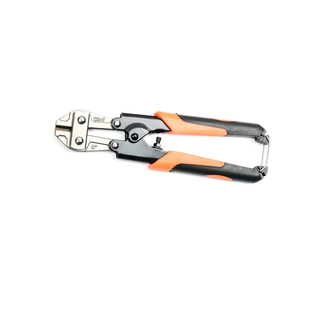 CRV 8" Mini Bolt Cutter Bi-Material Handle with Soft Rubber Grip Multi Hand Cutting Tool Wire Cutter Bolt Clipper