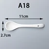 white 80ml with coffe spoon11cm