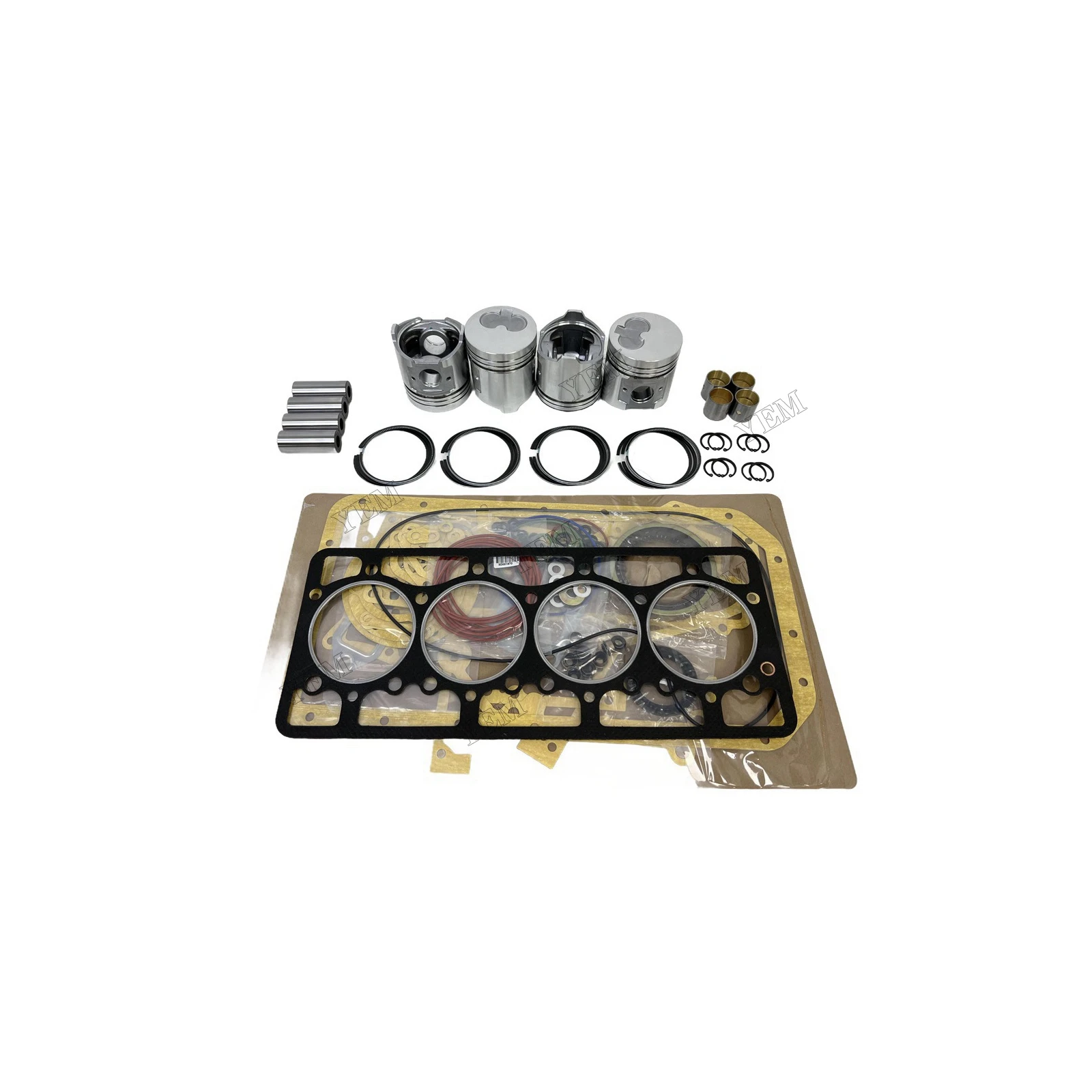 Repair Kit With Piston Rings Gaskets Suitable for Komatsu 4D94 Engine Parts Manufacturer