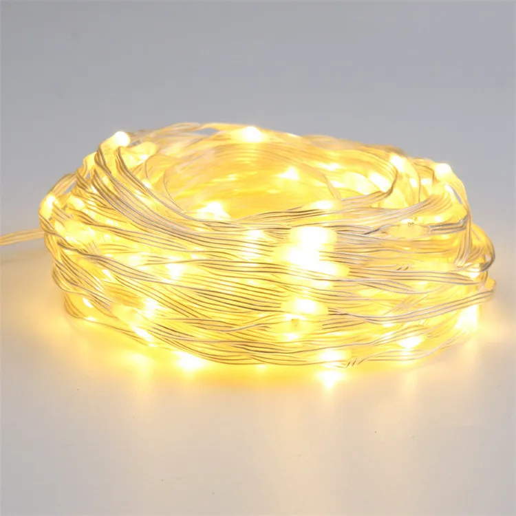 Car Interior Decorative Led Leather Thread Ambient Light 10m 100leds 20m 200leds Magic Color Flexible Rope Night Light