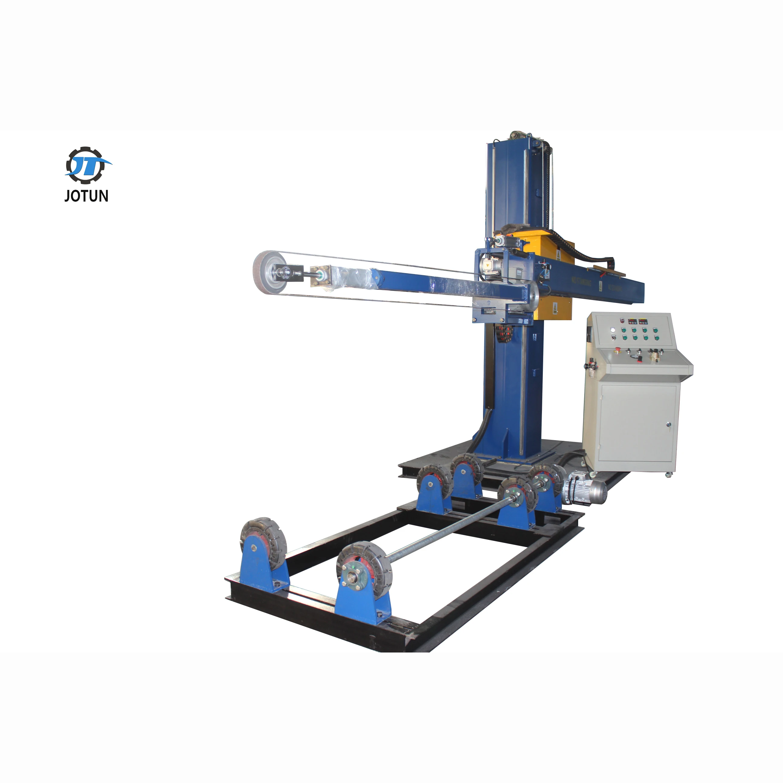 Данная установка применяется для шлифовки и полировки наружных и внутренних цилиндрических поверхностей обечаек