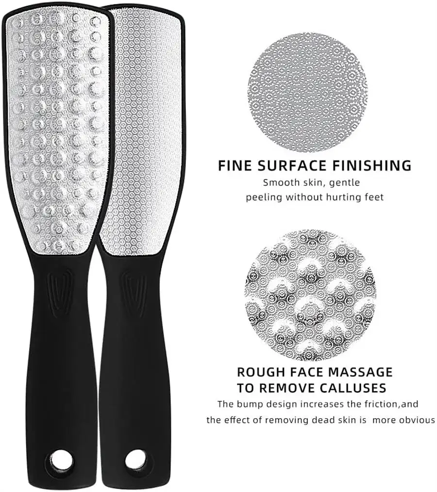 product factory hot sale foot file callus remover plastic stainless steel foot file-5