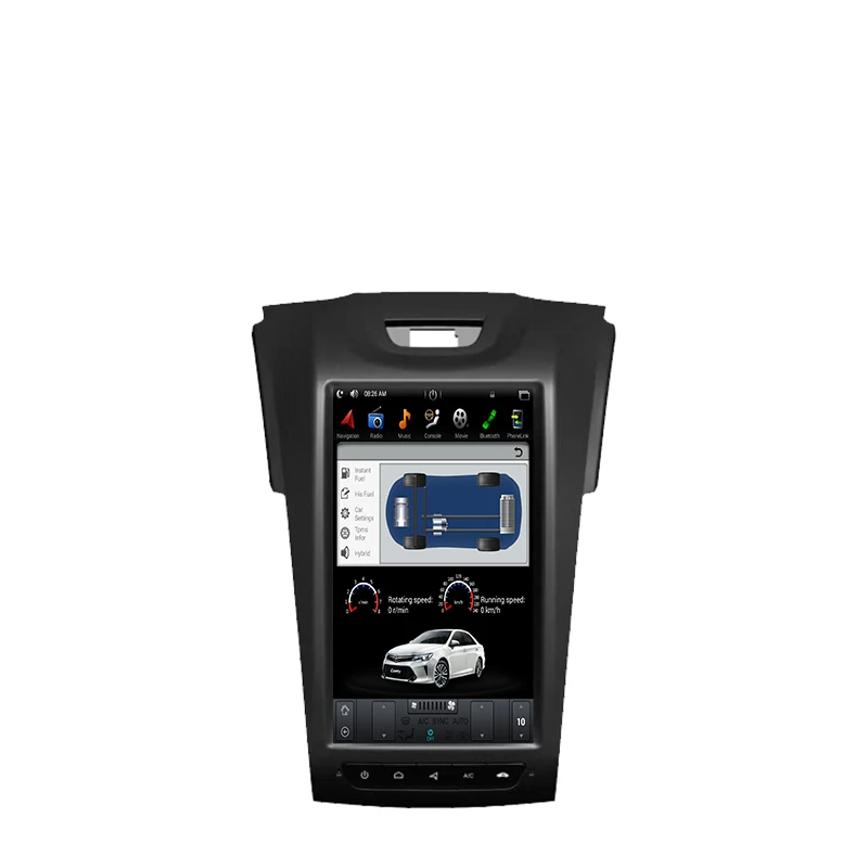 Tesla Model Auto Parts Android Car Dvd Player With GPS BT for ISUZU Dmax D-MAX V-Cross 2012- Auto A/C Car Radio Stereo