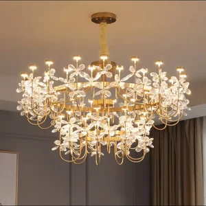 Factory Price Chandelier Living Room Wedding Kids Bedroom Crystal Modern Luxury Pendant Light