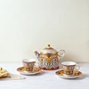 Mediterranean Geometric - Ceramic Ring Handle Teapot Set