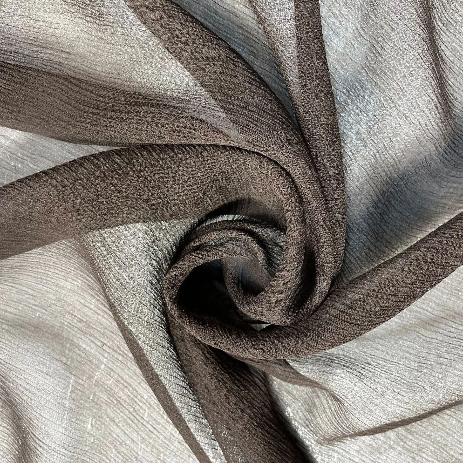RTS Multiple Colors 5.5mm 140cm Mulberry Silk Crinkle Fabric Pure Silk Crepon Silk Shunyu Crepe Georgette Fabric for Clothing