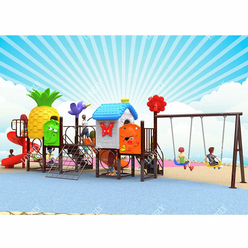 Large Outdoor Playground Equipment for Kids Garden Educational Spaces  Adventure Park Swing Slide for Public Parks Schools