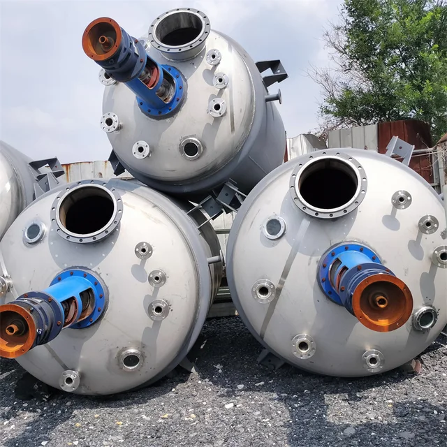 Customized stainless steel reaction vessel, industrial reaction equipment, stirring reaction tank