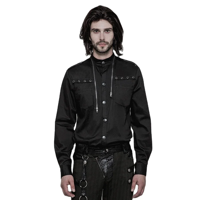Punkrave Wy864 Biker Metal Corns Double 