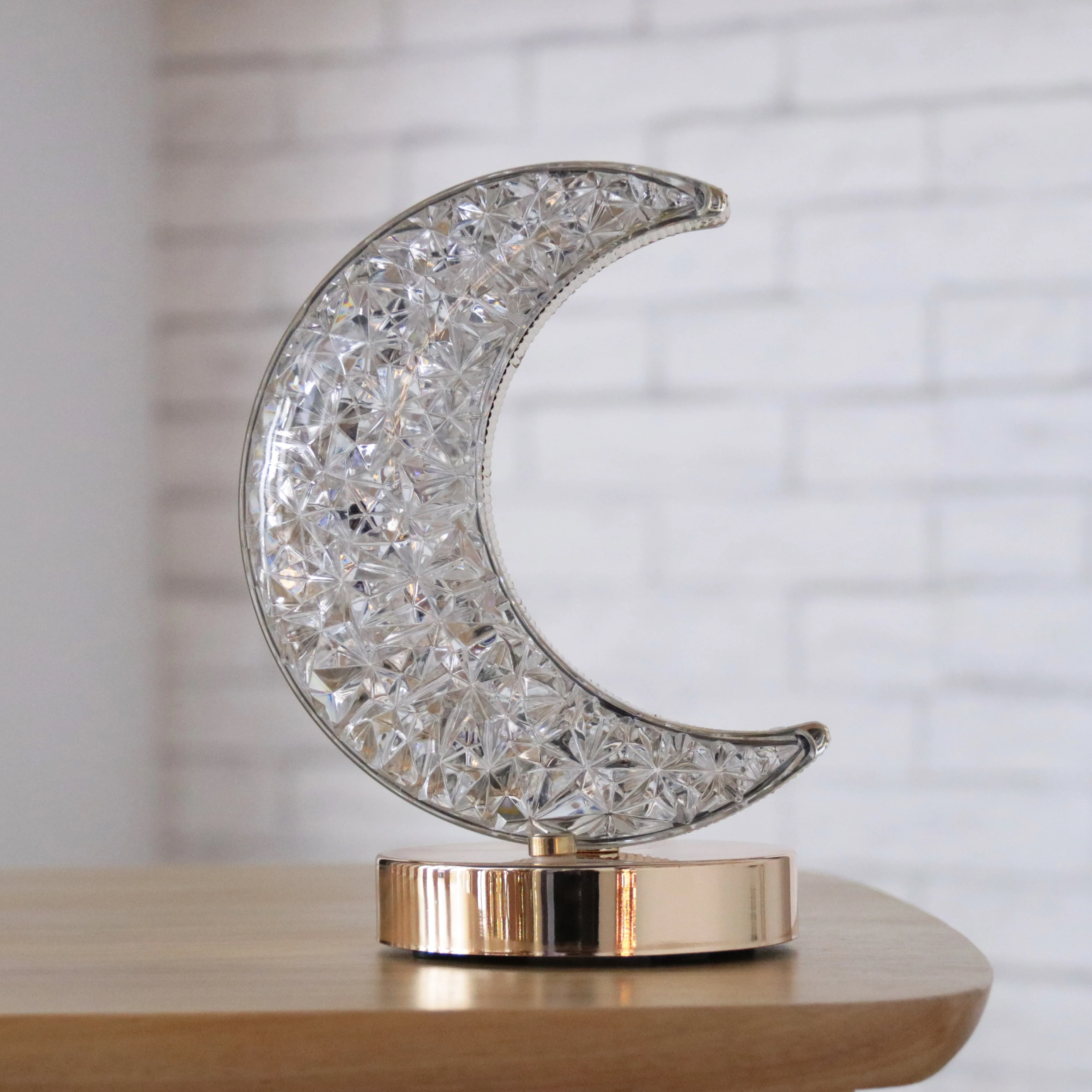 Star-eyed Oval Crystal Lamp Crystal Glass Table Lamp Hotel Home Decor ...