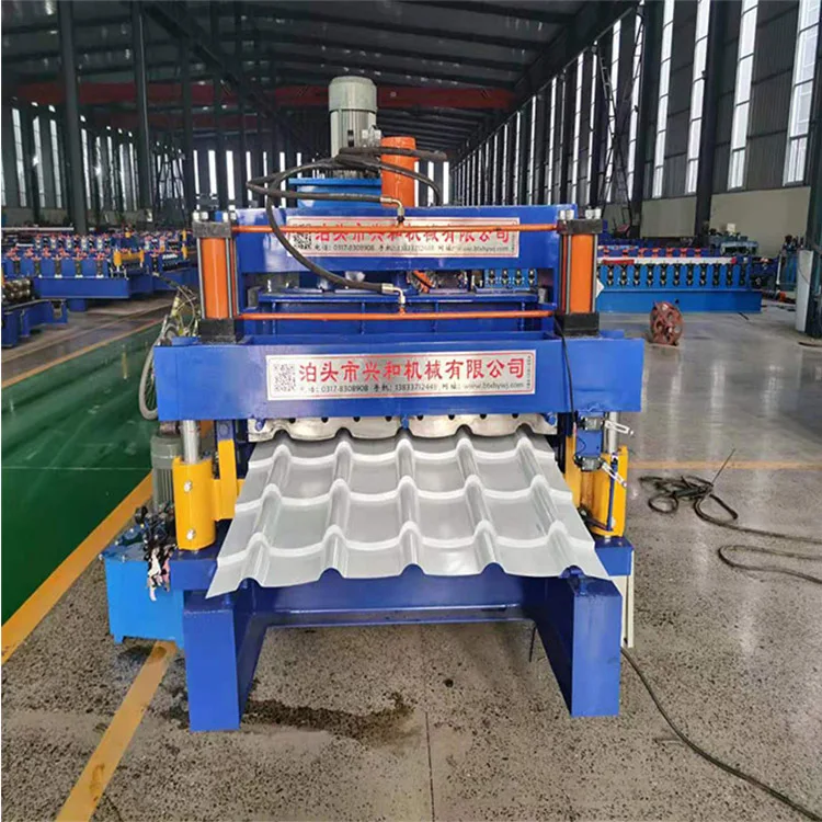 Glazed Rib Type Sheet Customized Ibr Corrugated Roof Rolling Forming Tile Making Machine