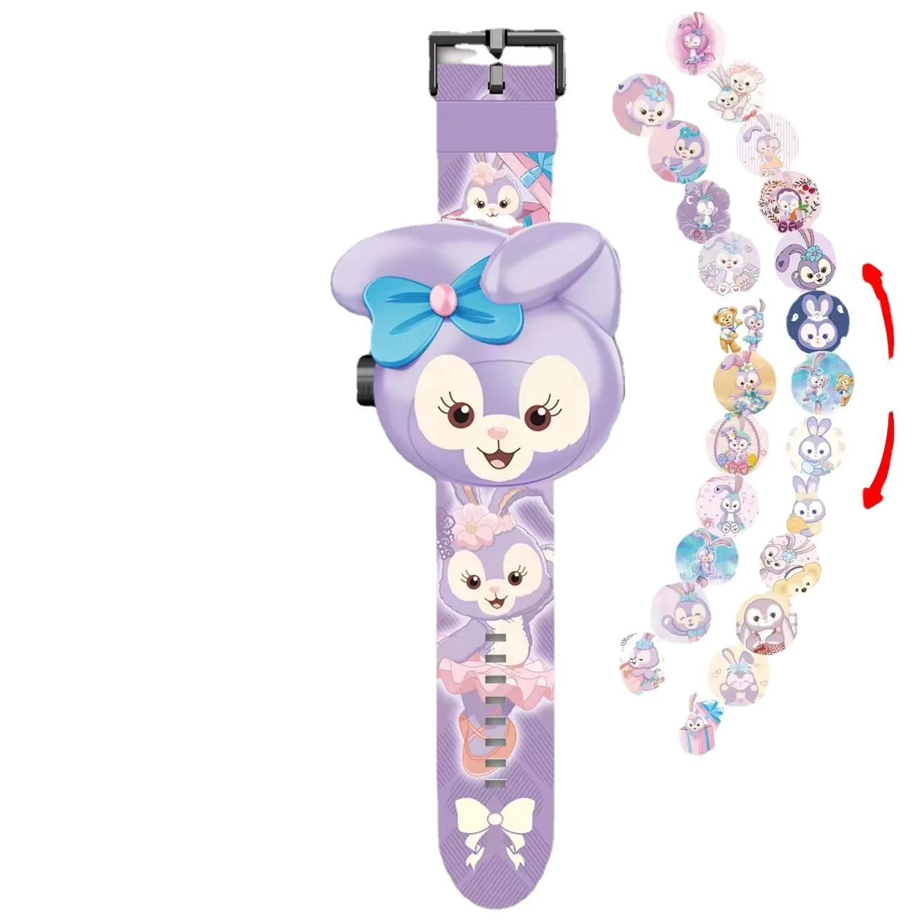 Kuromi Cartoon Children's Projection Watch - Fashion & Fun