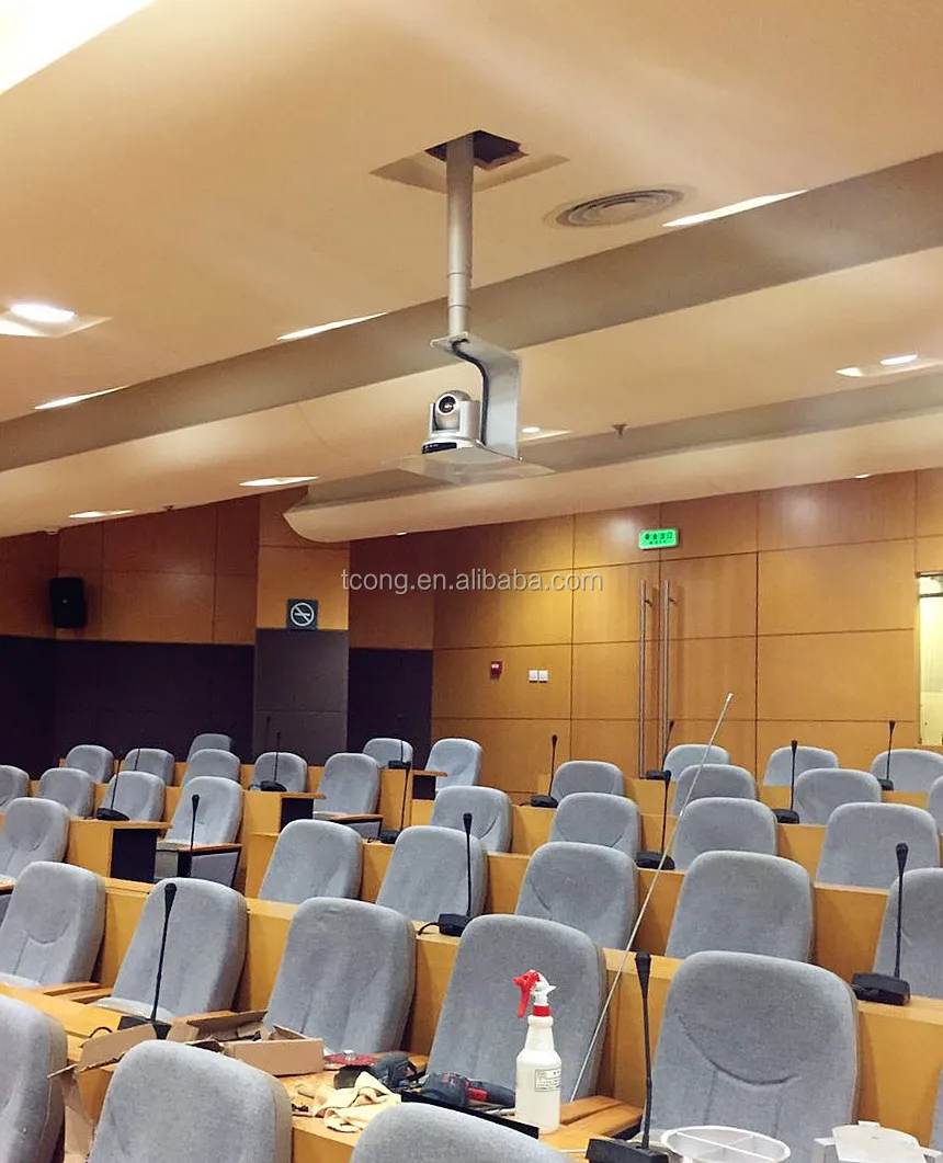 Telescoping Ceiling Camera Lift Ceiling Hidden CCTV Camera Mount with Single Column Vertical Travel 3M Motorized  Camera  Mount
