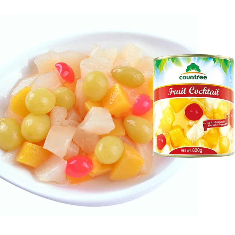 China Quality Manufacturer Natural Canned OEM Mix Fruit Cocktail