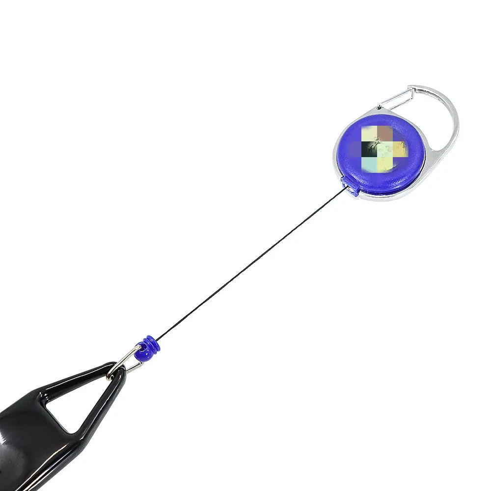 Custom Wholesale Canned Black Leather Stretch Buckle Lighter Leash