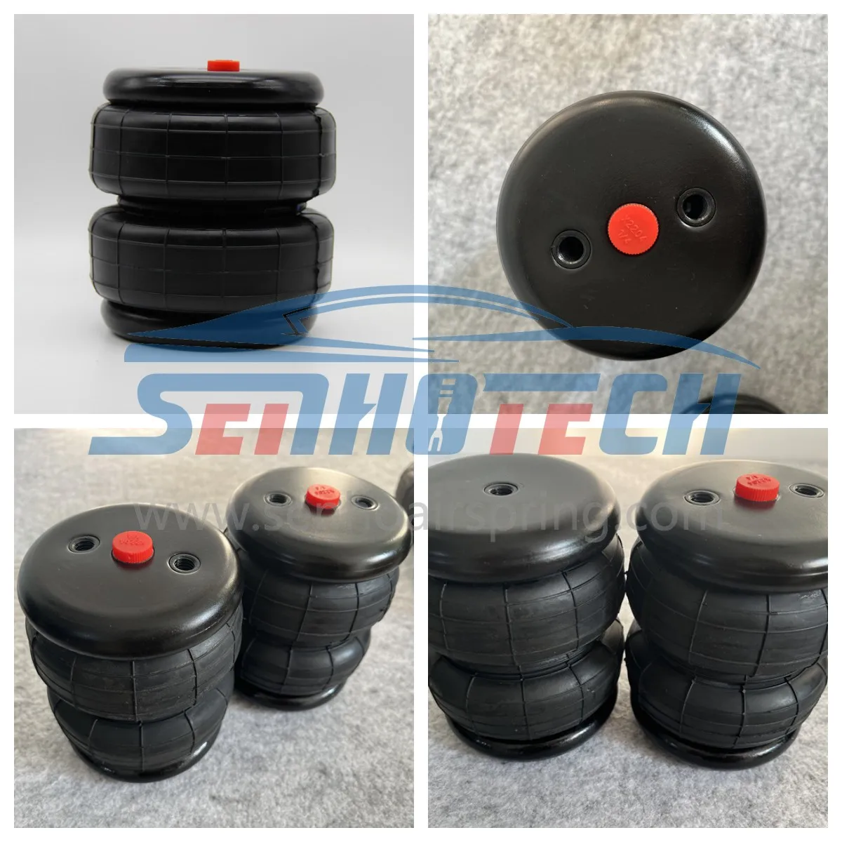 Senho Universal Standard Hyperbolic 2s2200 Air Suspension Bellows Bag Double Covoluted Rubber