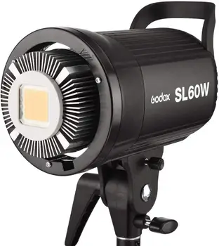 Godox SL60W LED White Version Video Light Bowens Mount Continuous Light With Fiver Color Filters for Studio Video Recording detail image