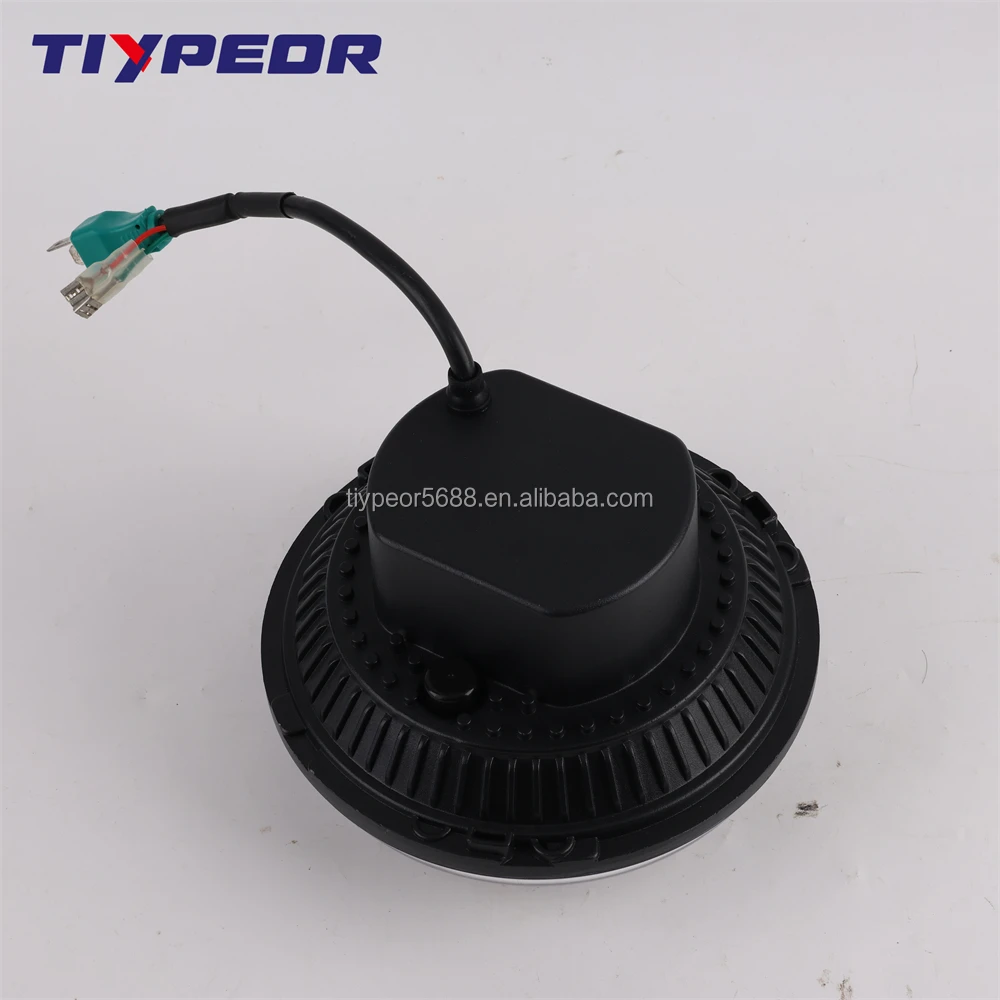 product tiypeor emark high brightness brighten led head light with drl for motorcycle 7 inch headlight high quality with yellow drl-5