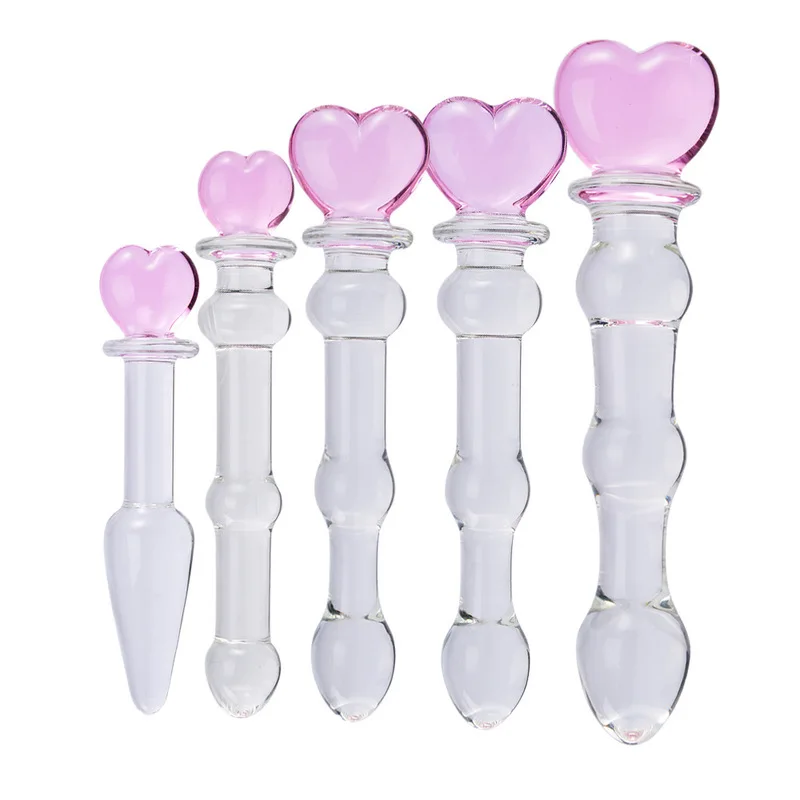 Brinquedos Sexuais Novos Designs Plug Anal de Vidro Brinquedo Sexual com  Bolinhas Plug Anal para Mulheres