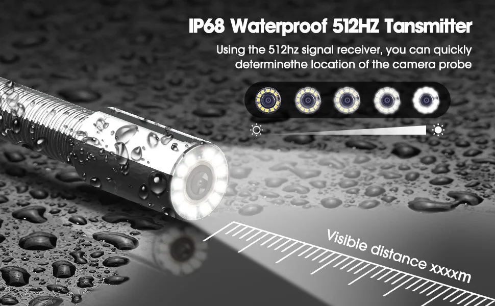 Manufacturer 7inch 1080P HD Screen Drain Camera DVR 16GB Video Recording,Pipe Camera Waterproof IP68 Sewer Line Inspection  manufacture