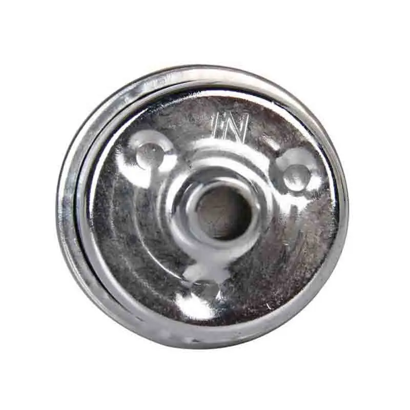 Fuel Filter 3/8" InLine Hose Chrome Canister Carbureted High Flow for Chevy Ford Other Auto Parts