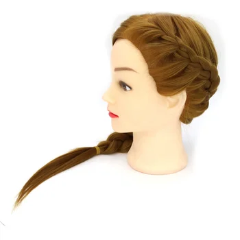 GlamorDove Training Head Practice Mannequin Head Manikin With Stand