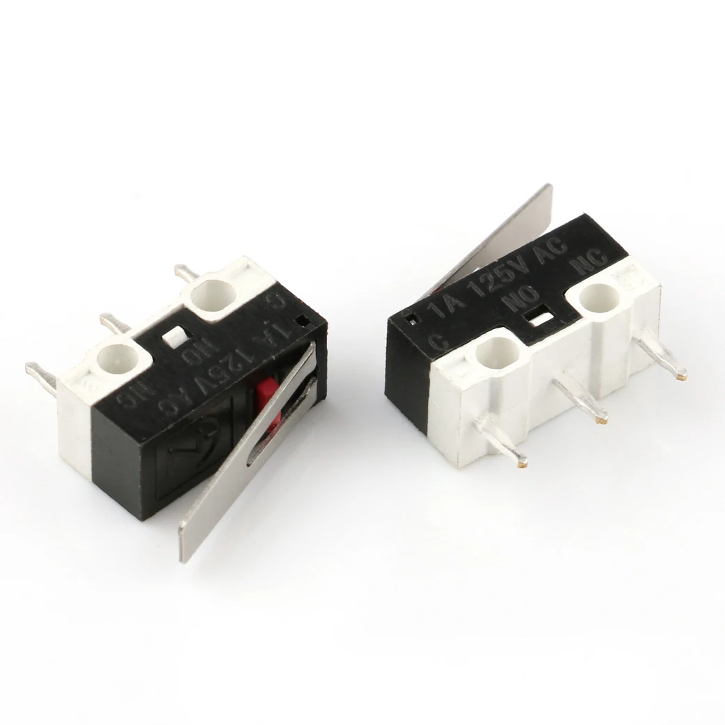 Amazon.co.jp: マイクロスイッチ 10ピースマイクロリミットスイッチプッシュボタンスイッチ1A 125V AC.マウススイッチ3ピンロングハンドルローラーレバーアーム  SPDT 12 * 6 *6mm (Color : Changlun) : 産業・研究開発用品 リミットスイッチ 10個 リミットスイッチ 押しボタンスイッチ 1A 125V AC マウススイッチ 3ピン マイクロスイッチ