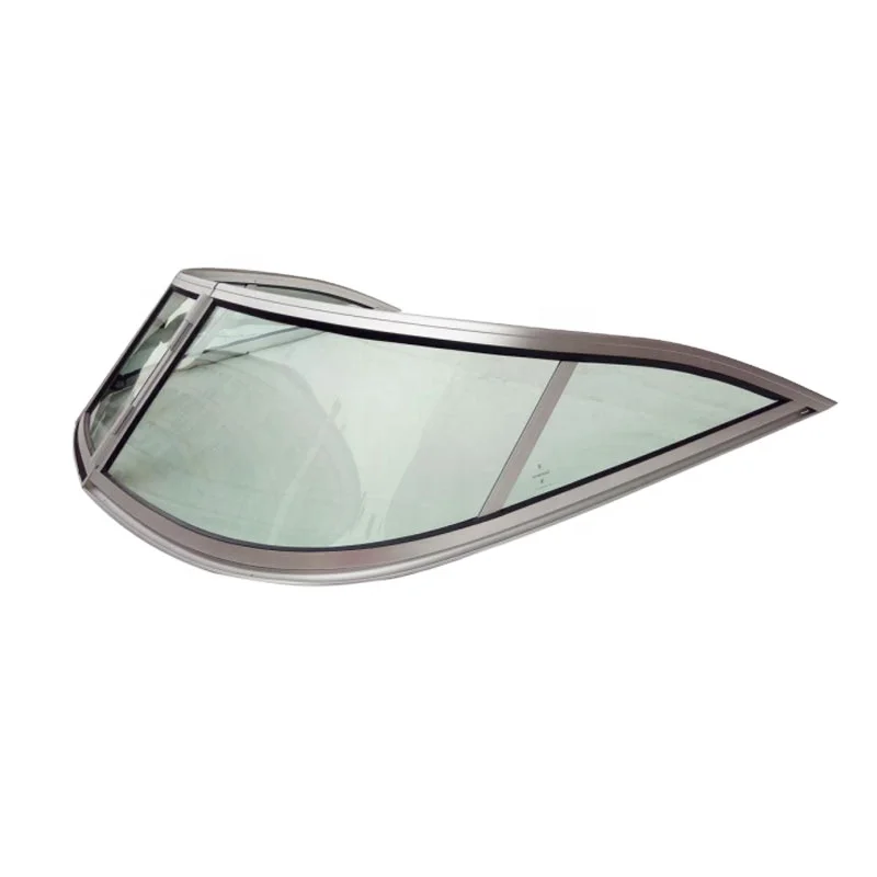 Aluminum Alloy Frame Small Boat Windshield - Customized Sizes for