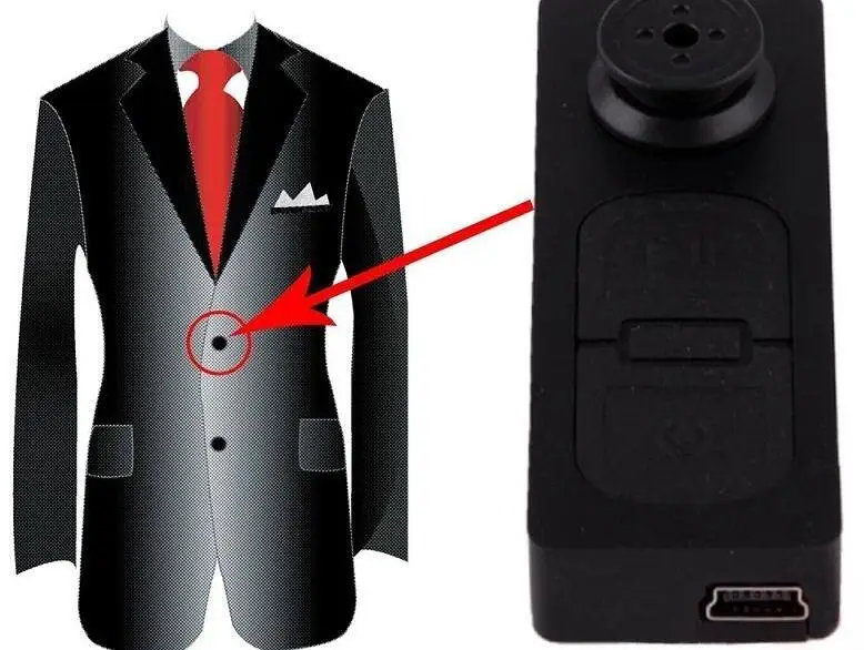 Заводская дешевая миниатюрная скрытая камера безопасности DVR Кнопка рубашки миниатюрная камера видеорегистратор с аудио