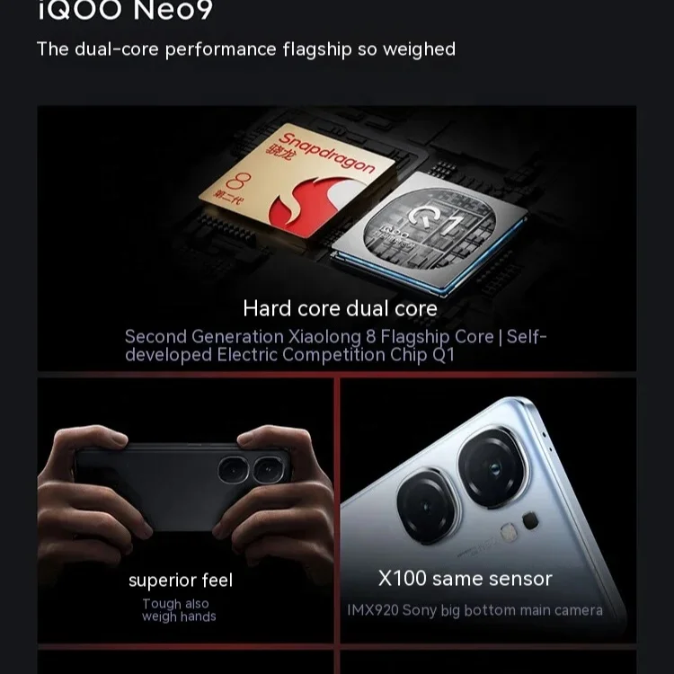 2024 Vivo IQOO Neo 9 5G Smartphone | 6.78