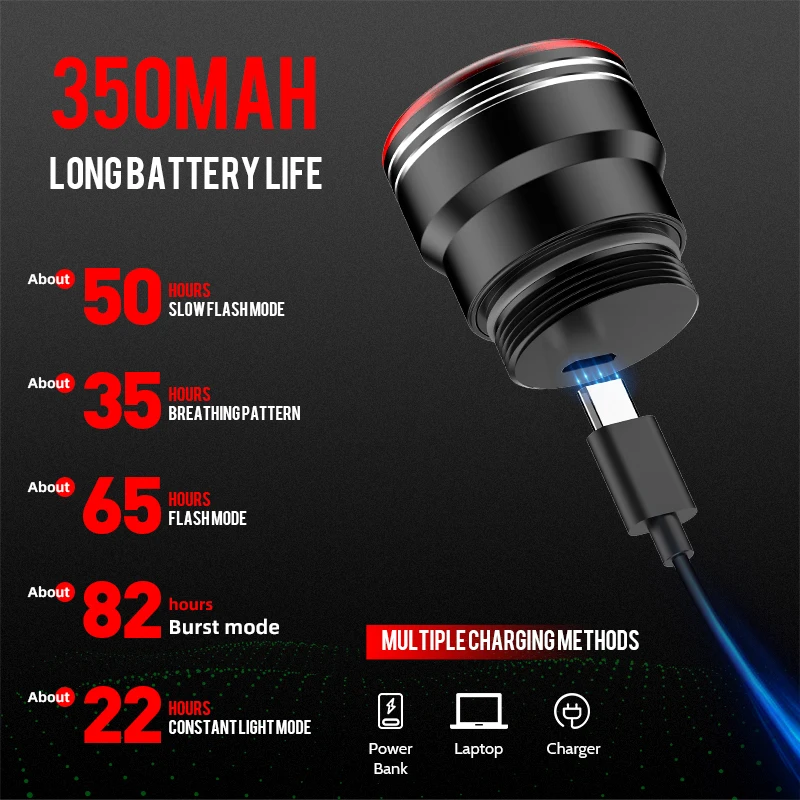 T1 красная подсветка бусины Смарт велосипед задние фонари сенсор тормозной задний фонарь Ip65 водонепроницаемый яркий задний фонарь для велосипеда