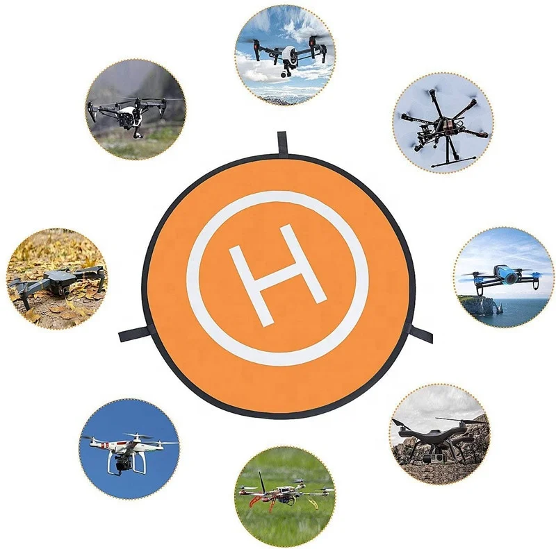 
 75 см универсальные портативные складные двусторонние светящиеся водонепроницаемые подставки для летательного аппарата посадочная площадка для дрона  