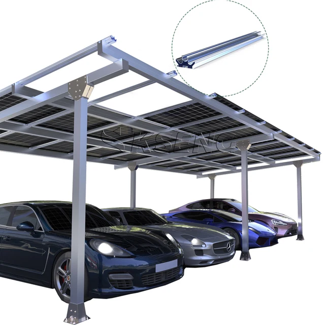 Modern Solar Carport Designs Aluminum Solar Carport Bracket Solar Panel Carport System Mounting Structure