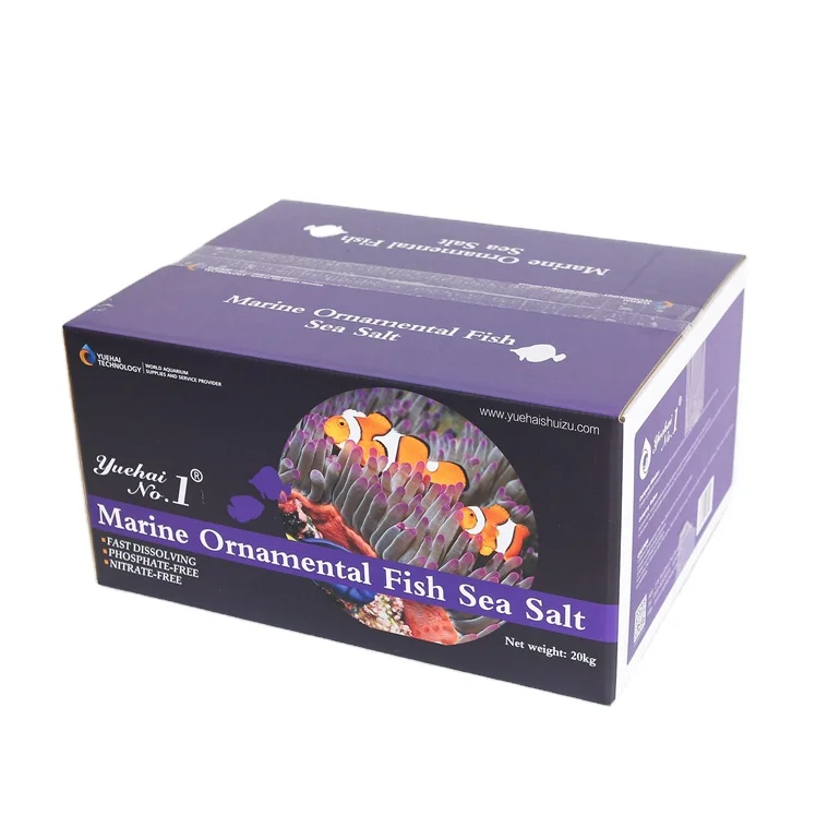 Factory Container Prices of Salt Per Ton 20KG Per Carton Per Barrel 25kg Per Barrel Aquarium Marine Tropical Fish Sea Salt