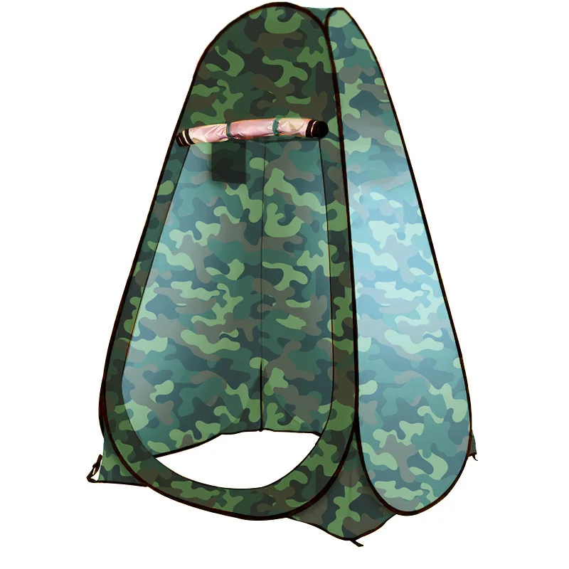 Portable Automatic Outdoor Patio Bathing Shower Tent Fast Open Easy Folding for Camping Parties Locker Rooms Restrooms Washrooms