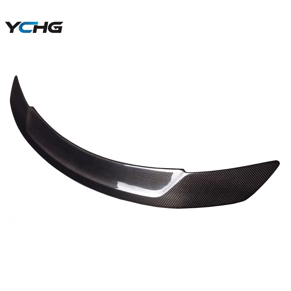 W205 RT стиль углеродное волокно задний спойлер багажник губа для Mercedes C Класс 4 Двери Седан