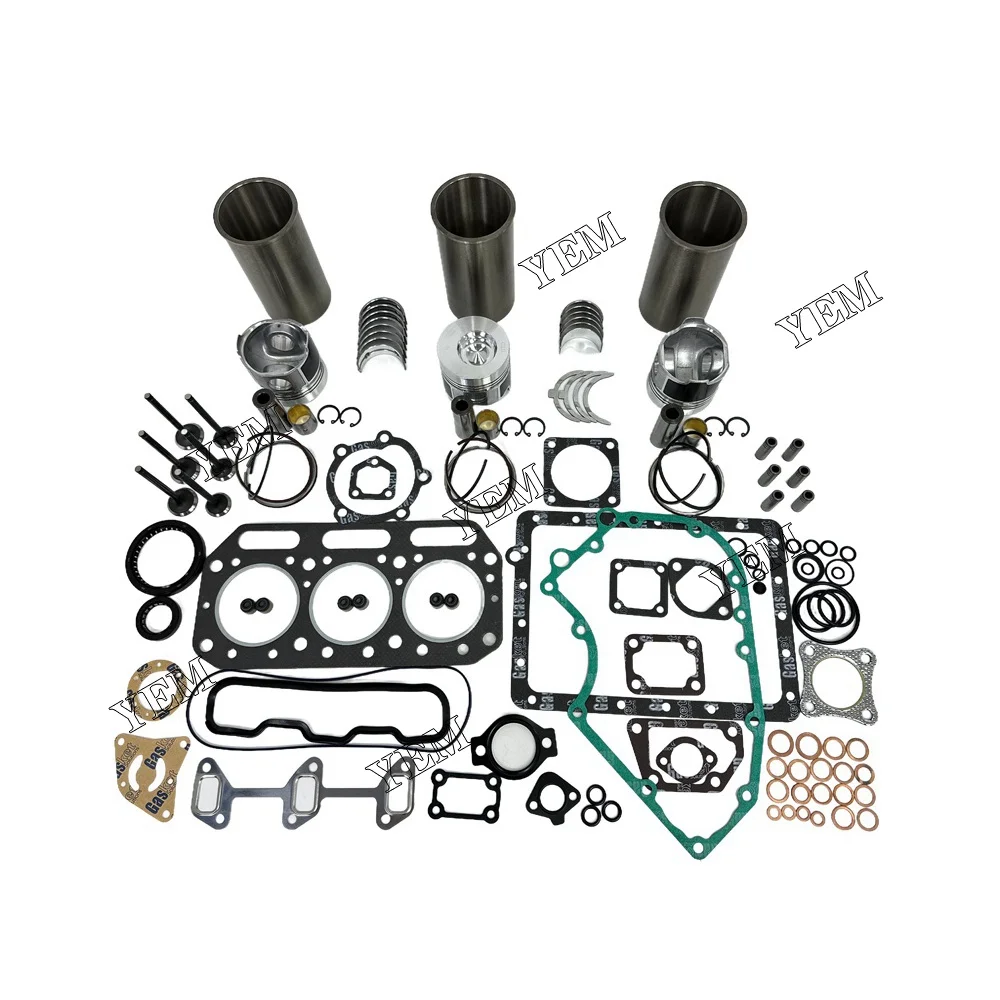 Overhaul Kit With Valves Fit for Yanmar 3T75HLE Engine 2