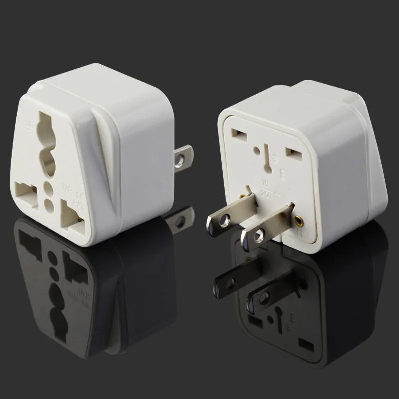 Travel to US Plug Power Adapter Converter USA America United States Travel Charger Electrical Power UK AU EU to US Plug Adapter