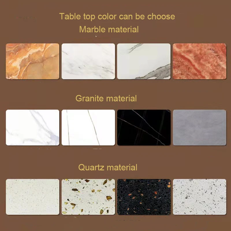 Commercial Quartz Stone Table Top Restaurant Hot Pot Table Korean Bbq Grill Table