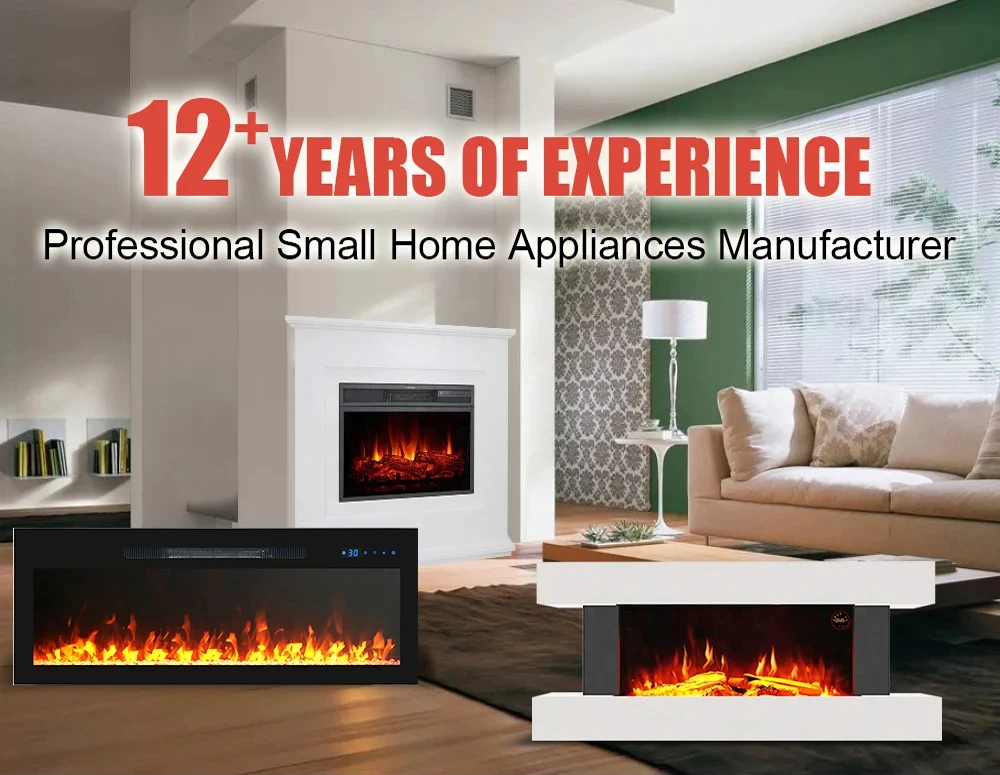 Custom Classic Master Flame Cheap Insert Electric Fireplace